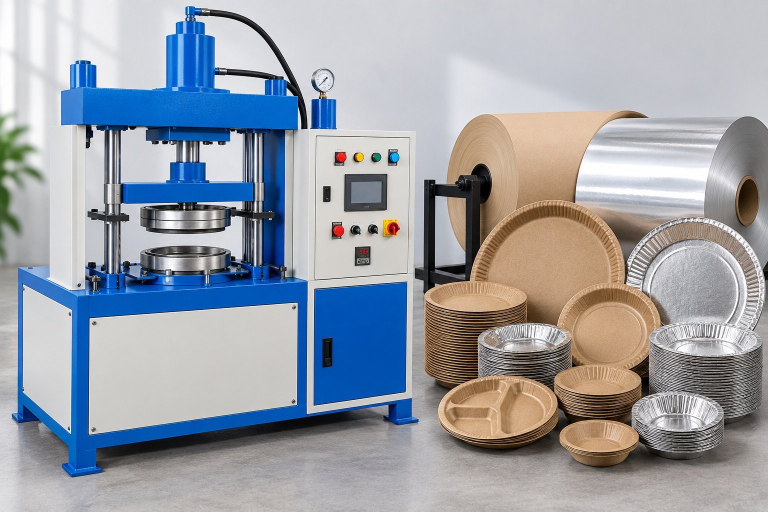 Disposable Plate Making Machine