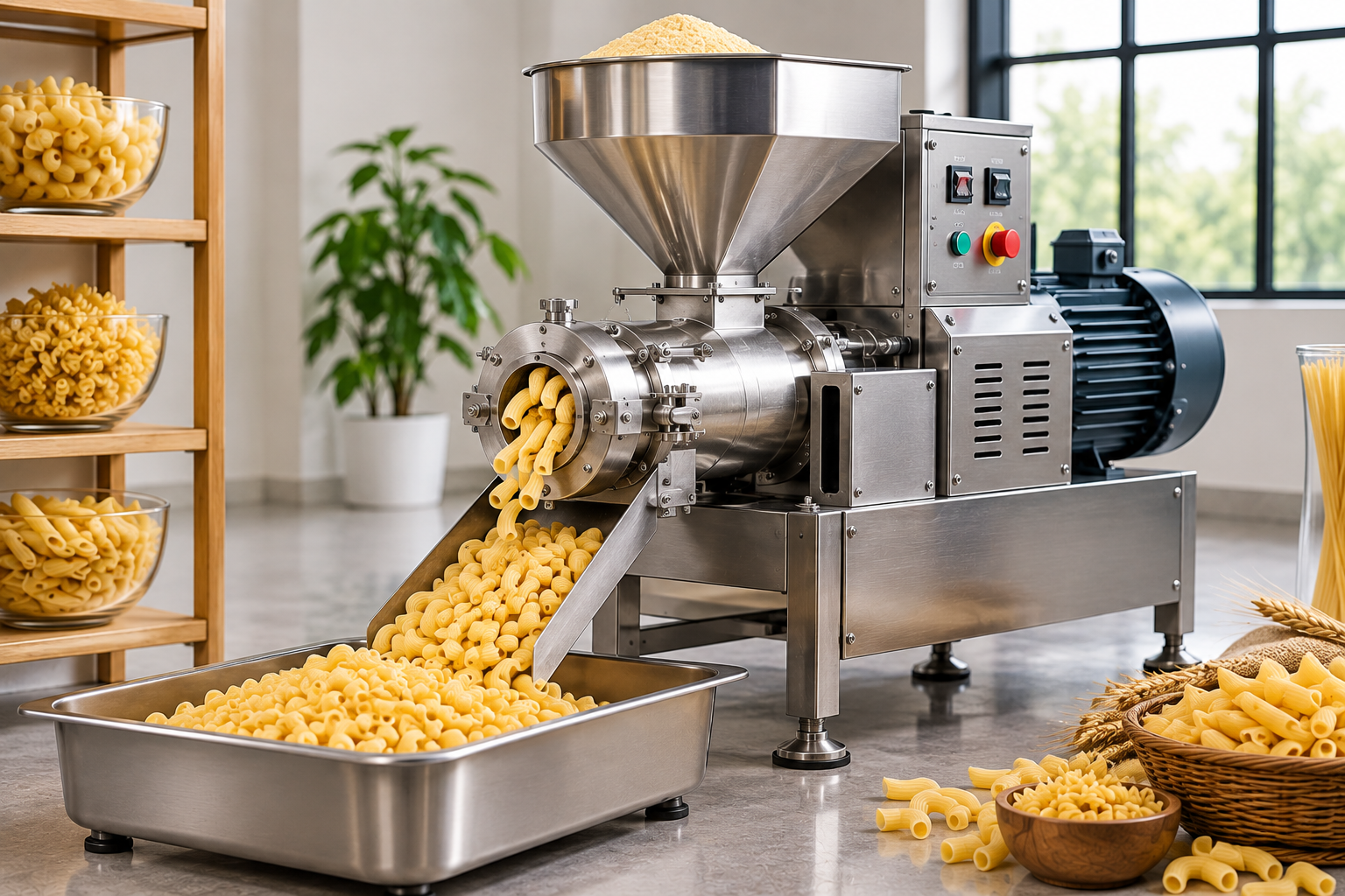 Pasta Macaroni Making Machine